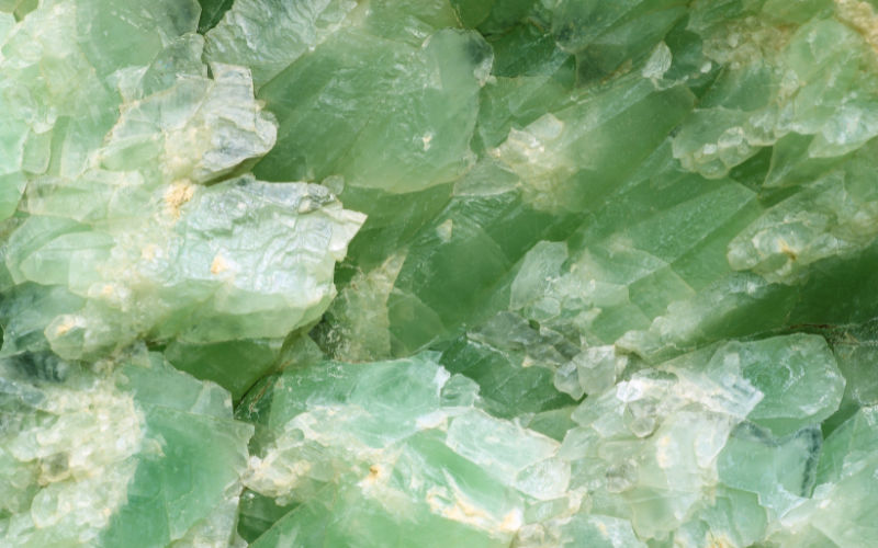Pedra de quartzo verde